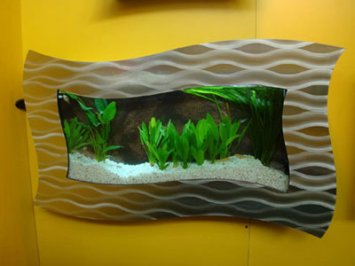 Sell wall aquarium and fish tank FGL