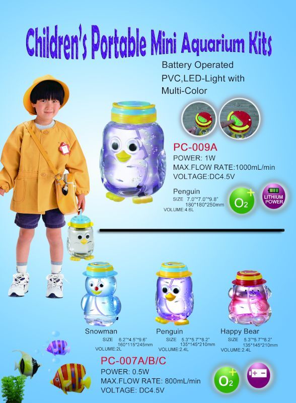 Children's Portable Mini Aquarium Kits